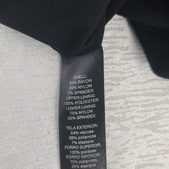 White house black market ladies Little Black Dress Sz 0 LBD Formal Wedding Guest - Picture 8 of 9